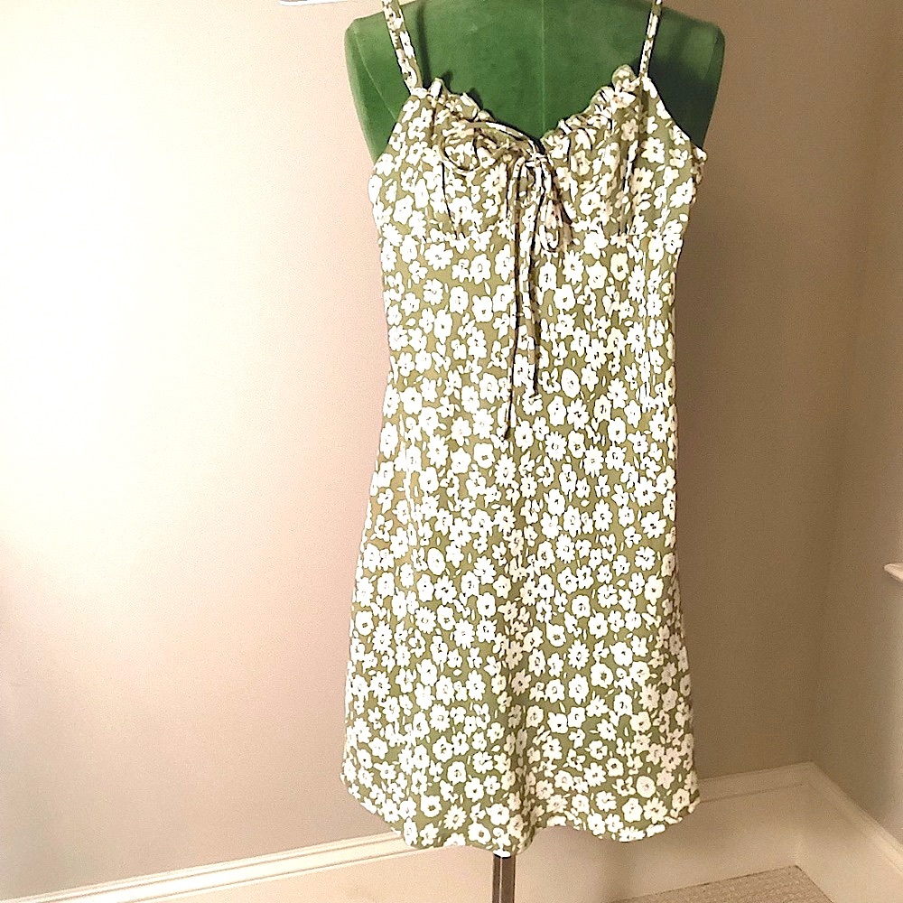 Sundress Beach Junior Girl Green Floral